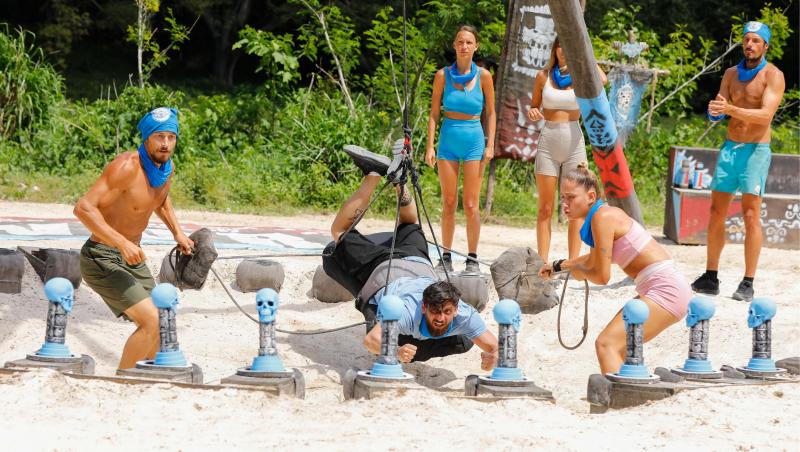 Survivor, 29 martie. Cu nervii întinși la maxim, spiritele s-au încins la jocul de recompensă. Ce echipă a câștigat