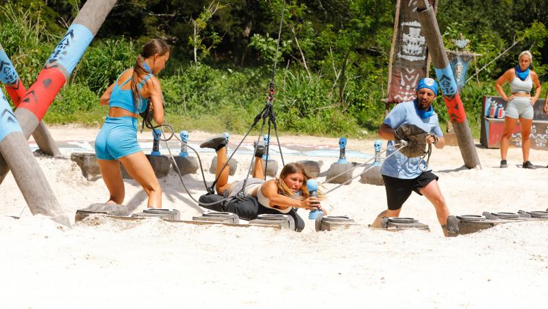 Survivor, 29 martie. Cu nervii întinși la maxim, spiritele s-au încins la jocul de recompensă. Ce echipă a câștigat