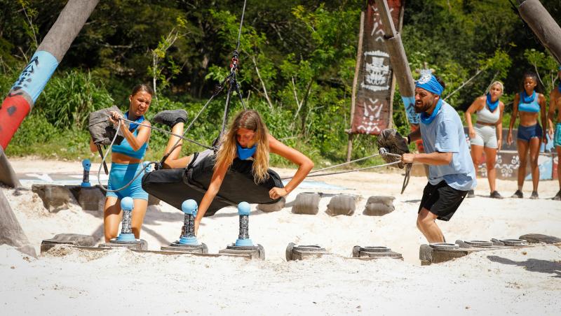 Survivor, 29 martie. Cu nervii întinși la maxim, spiritele s-au încins la jocul de recompensă. Ce echipă a câștigat