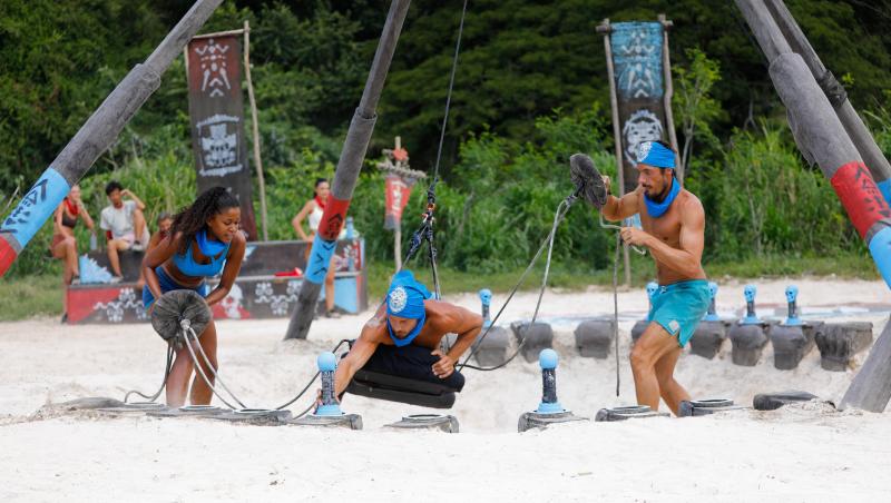 Survivor, 29 martie. Cu nervii întinși la maxim, spiritele s-au încins la jocul de recompensă. Ce echipă a câștigat