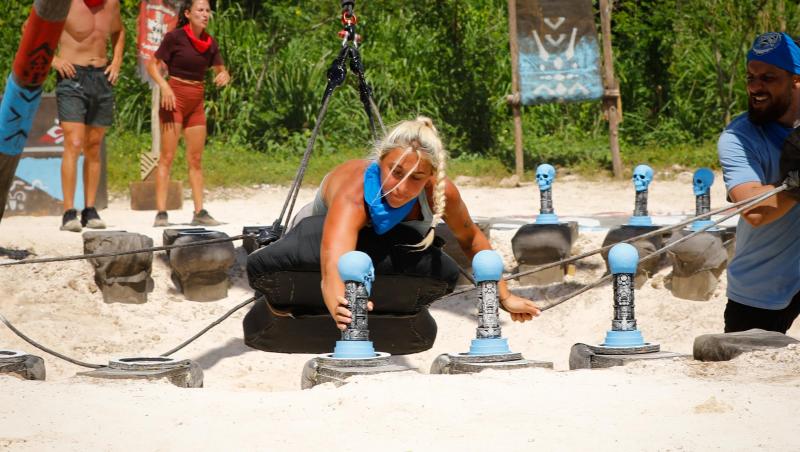 Survivor, 29 martie. Cu nervii întinși la maxim, spiritele s-au încins la jocul de recompensă. Ce echipă a câștigat