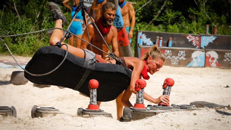 Survivor, 29 martie. Cu nervii întinși la maxim, spiritele s-au încins la jocul de recompensă. Ce echipă a câștigat