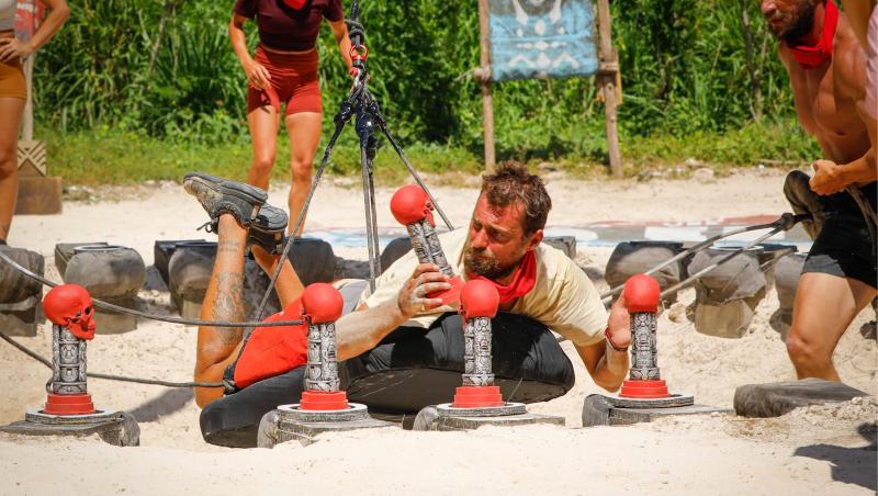 Survivor, 29 martie. Cu nervii întinși la maxim, spiritele s-au încins la jocul de recompensă. Ce echipă a câștigat