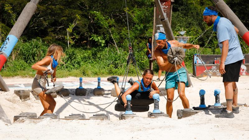 Survivor, 29 martie. Cu nervii întinși la maxim, spiritele s-au încins la jocul de recompensă. Ce echipă a câștigat
