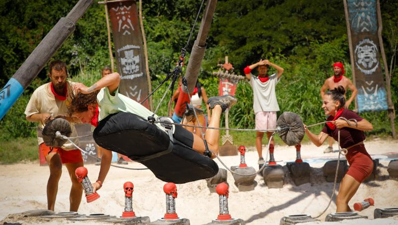Survivor, 29 martie. Cu nervii întinși la maxim, spiritele s-au încins la jocul de recompensă. Ce echipă a câștigat