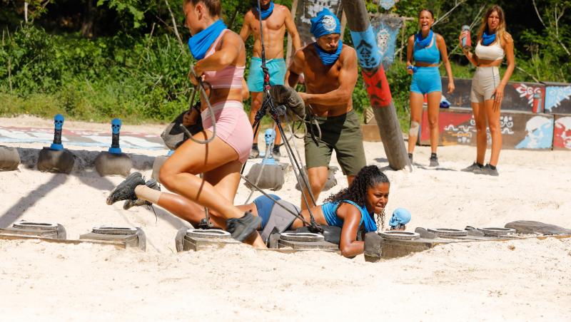 Survivor, 29 martie. Cu nervii întinși la maxim, spiritele s-au încins la jocul de recompensă. Ce echipă a câștigat