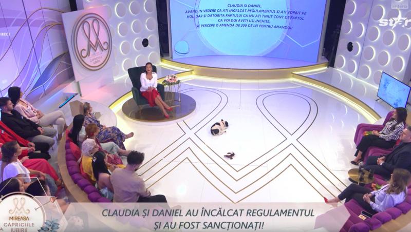 Mireasa, sezon 13. Claudia și Daniel au încălcat regulamentul. Ce sancțiune au primit