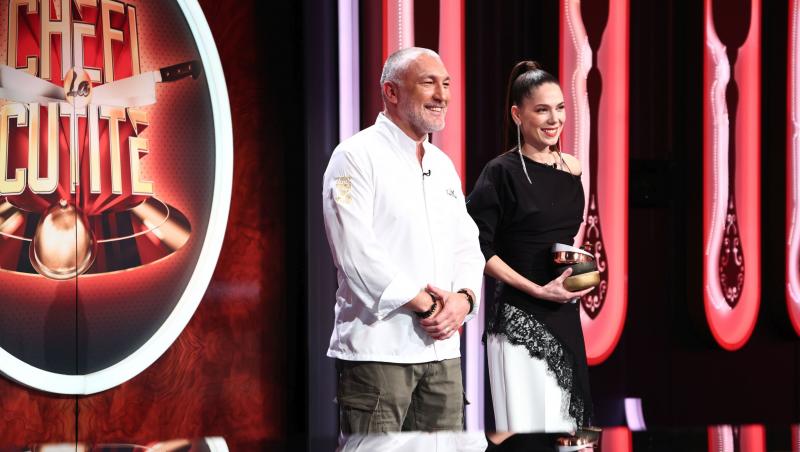 Chef Ștefan Popescu a câștigat ieri amuleta, după o jurizare făcută de Chef Florin Ivan