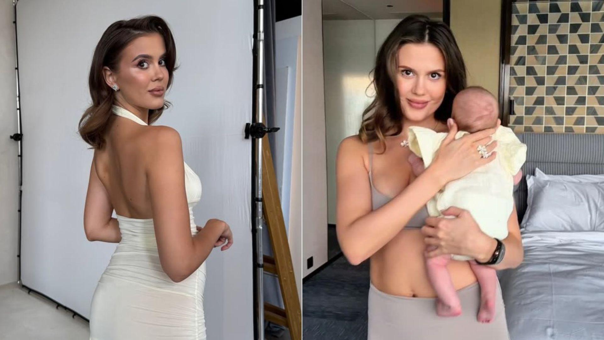 Emily Burghelea, imaginea sexy &icirc;n costum de baie care a atras atenția fanilor. Cum arată după trei nașteri