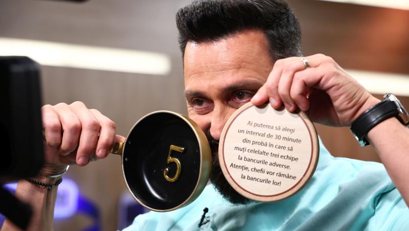 Ediția de ieri Chefi la cuțite, lider de audiență. Chef Orlando Zaharia, învingător aseară în lupta pentru amuletă
