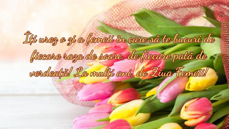 Mesaje și felicitări de 8 martie. Urări și SMS-uri speciale pentru mame, iubite și soții