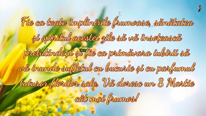 Mesaje și felicitări de 8 martie. Urări și SMS-uri speciale pentru mame, iubite și soții