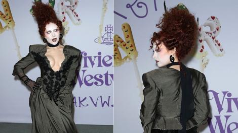 Vedeta care a purtat o ținută inspirată de Maria Antoaneta. Ce au văzut fotografii c&acirc;nd s-a &icirc;ntors cu spatele