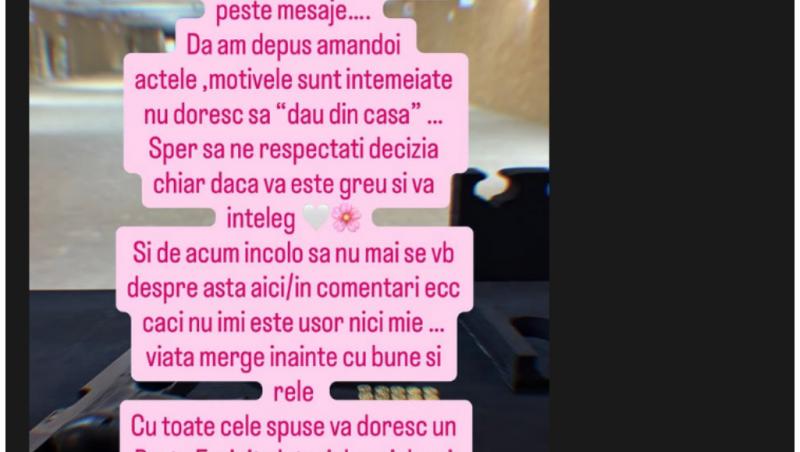 Emily din sezonul 12 Mireasa a confirmat despărțirea de Liviu: „Am depus actele”