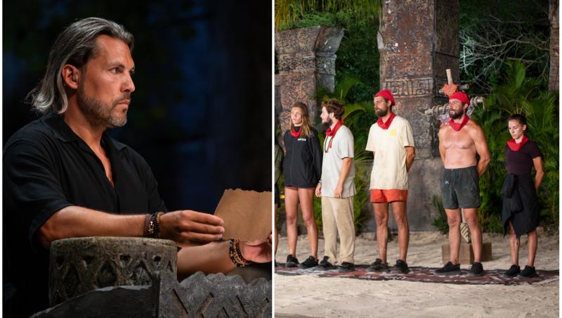 colaj foto cu adi vasile si concurentii din tribul faimosilor