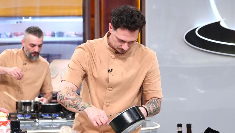 Chefi la cuțite, 13 aprilie 2026. Surpriză pentru chefi la prima degustare. Ce au putut să găsească sub cloșuri: „Nu pot să văd!”