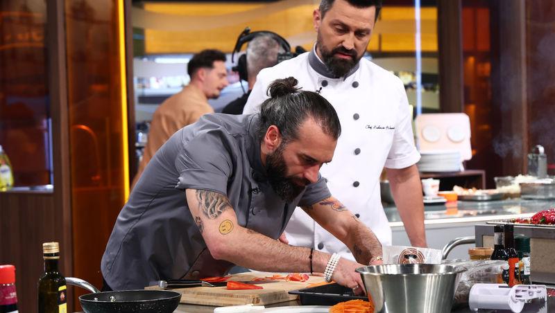 Chefi la cuțite, 14 aprilie 2026. Chef Richard Abou Zaki „a lovit” cu o nouă amuletă în echipele adverse. Ce a urmat în bucătărie