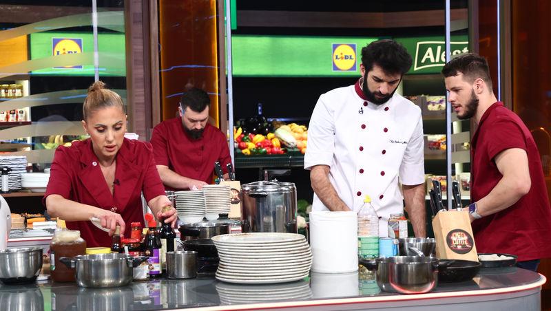 Chefi la cuțite, 14 aprilie 2026. Chef Richard Abou Zaki „a lovit” cu o nouă amuletă în echipele adverse. Ce a urmat în bucătărie