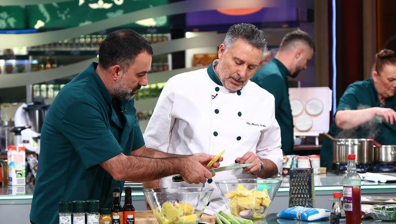 Chefi la cuțite, 14 aprilie 2026. Chef Richard Abou Zaki „a lovit” cu o nouă amuletă în echipele adverse. Ce a urmat în bucătărie