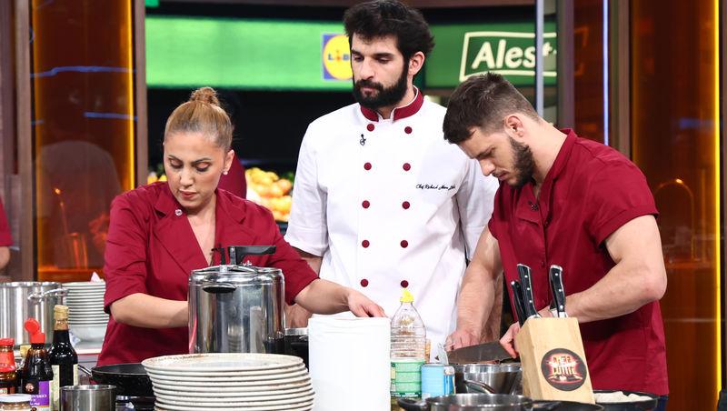 Chefi la cuțite, 14 aprilie 2026. Chef Richard Abou Zaki „a lovit” cu o nouă amuletă în echipele adverse. Ce a urmat în bucătărie