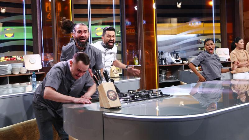 Chefi la cuțite, 14 aprilie 2026. Banda a adus un verdict neașteptat după al doilea battle. De ce au ieșit scântei între chefi