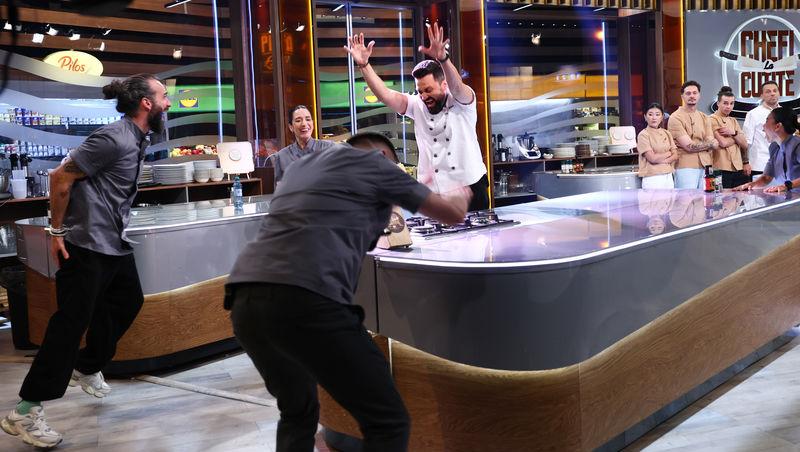 Chefi la cuțite, 14 aprilie 2026. Banda a adus un verdict neașteptat după al doilea battle. De ce au ieșit scântei între chefi