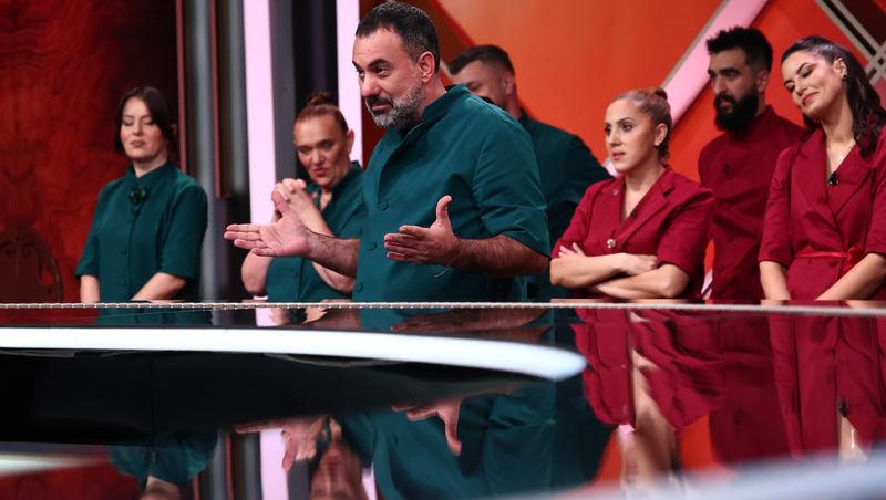 Chefi la cuțite, 14 aprilie 2026. Eliminare în echipa verde! Pe cine a pierdut chef Alexandru Sautner: „Nu e nicio supărare”