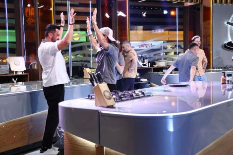 Chefi la cuțite, lider de audiență cu ediția de ieri. Echipa gri a lui Chef Orlando a obținut a treia victorie consecutivă