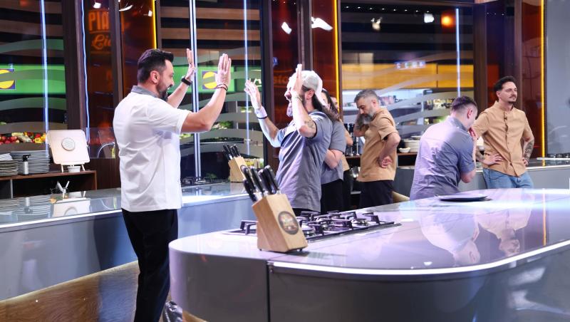 Chefi la cuțite, lider de audiență cu ediția de ieri. Echipa gri a lui Chef Orlando a obținut a treia victorie consecutivă