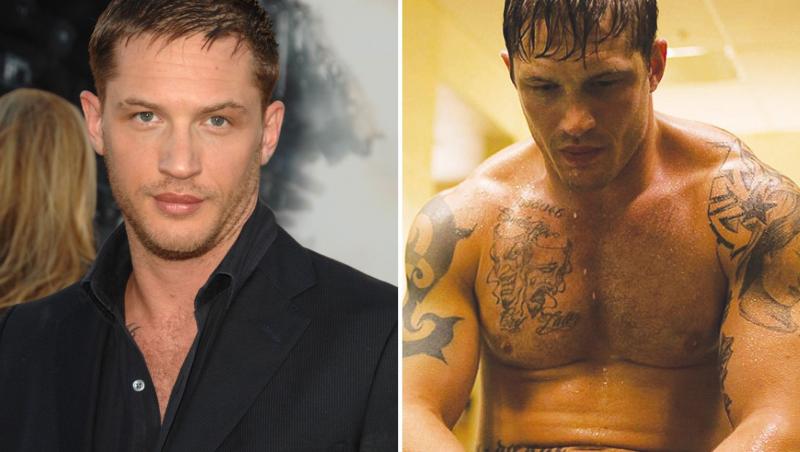 Tom Hardy, la bustul gol pe o plajă alături de soție. Nu mai are mușchii sculptați și e plin de tatuaje. Imaginile au uimit