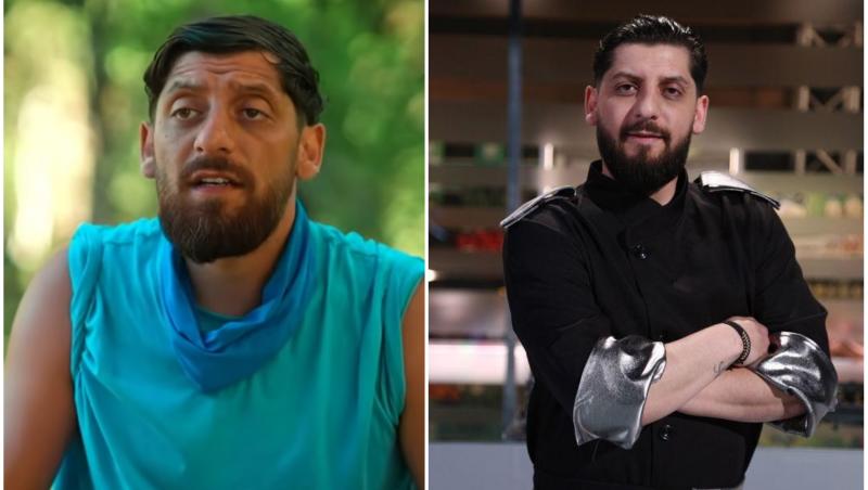 colaj foto cu gigi nicolae la survivor si la chefi la cutite