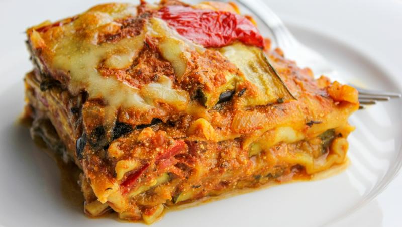 lasagna pe farfurie