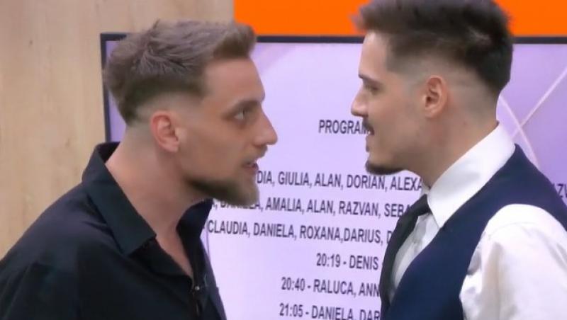 Mireasa, sezon 13. Daniel și Alan, scandal uriaș în casa băieților. Ce replică a izbucnit conflictul: „Te-ai ridicat la mine?”