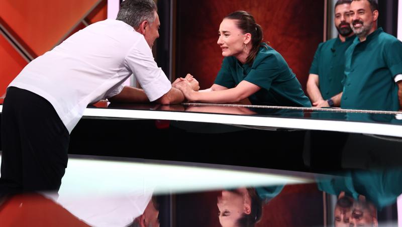 Chefi la cuțite, 21 aprilie 2026. Ce concurent a fost eliminat. Echipa bej a pierdut un om. Ce au zis jurații