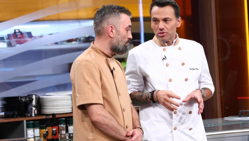 Chefi la cuțite, 21 aprilie 2026. Ce concurent a fost eliminat. Echipa bej a pierdut un om. Ce au zis jurații