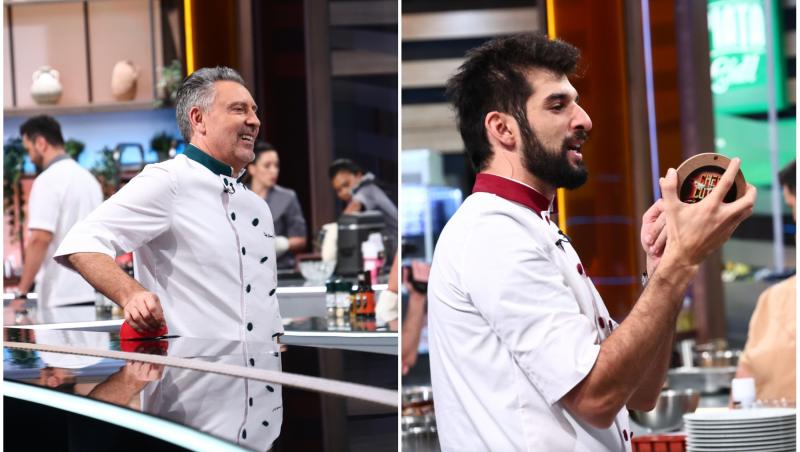colaj foto cu chef alexandru sautner si chef richard abou zaki la chefi la cutite