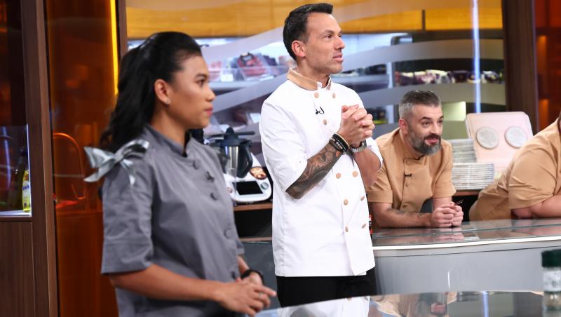 Chefi la cuțite, 22 aprilie 2026. Chef Alexandru Sautner a folosit o amuletă, urmat apoi de Chef Richard Abou Zaki