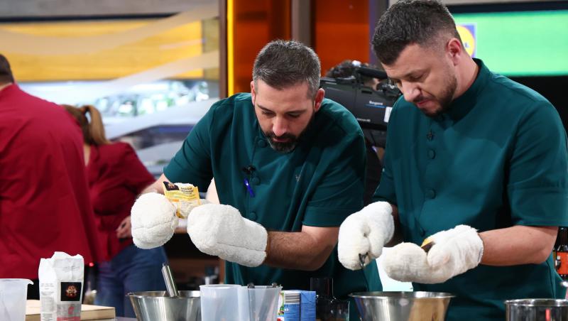 Chefi la cuțite, 22 aprilie 2026. Chef Alexandru Sautner a folosit o amuletă, urmat apoi de Chef Richard Abou Zaki