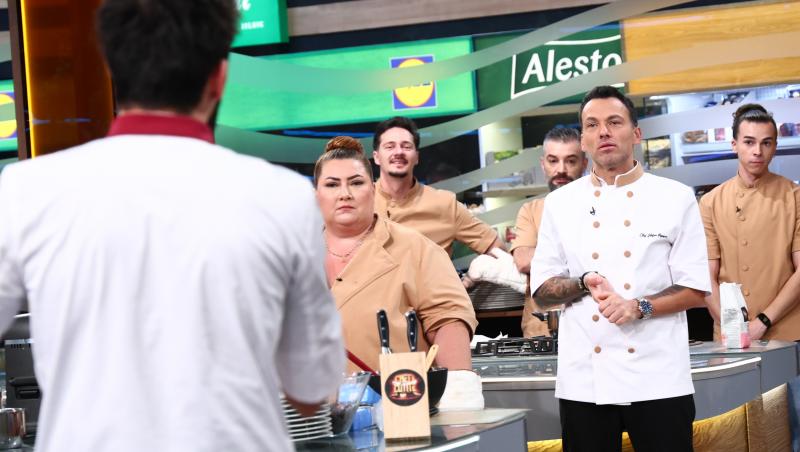 Chefi la cuțite, 22 aprilie 2026. Chef Alexandru Sautner a folosit o amuletă, urmat apoi de Chef Richard Abou Zaki