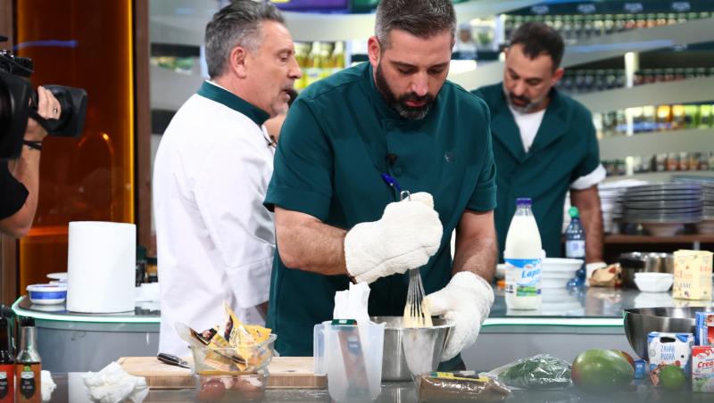 Chefi la cuțite, 22 aprilie 2026. Chef Alexandru Sautner a folosit o amuletă, urmat apoi de Chef Richard Abou Zaki
