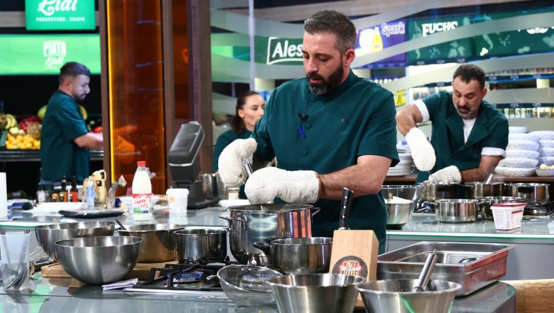 Chefi la cuțite, 22 aprilie 2026. Chef Alexandru Sautner a folosit o amuletă, urmat apoi de Chef Richard Abou Zaki