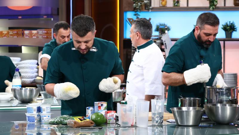Chefi la cuțite, 22 aprilie 2026. Chef Alexandru Sautner a folosit o amuletă, urmat apoi de Chef Richard Abou Zaki