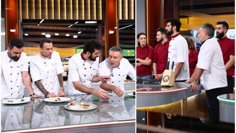 colaj foto cu cei patru jurati de la chefi la cutite sezonul 17