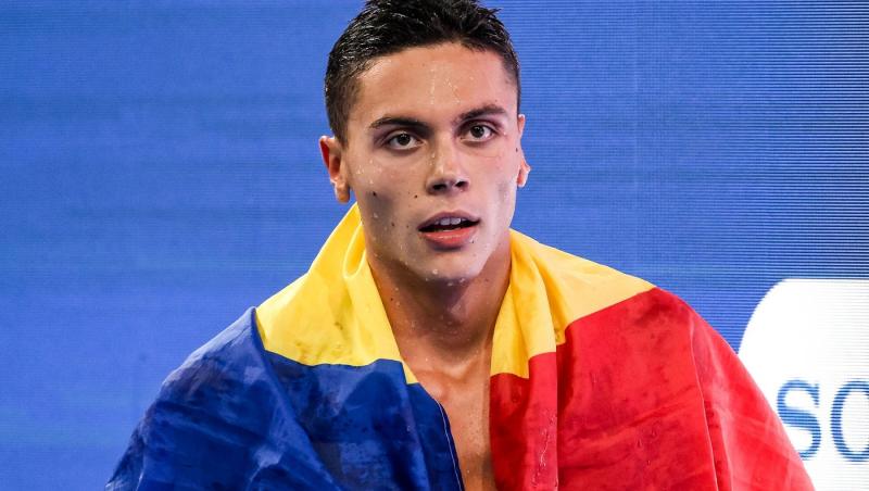 David Popovici a câștigat medalia de aur la Campionatele Naționale de natație din 2026. Prima competiție oficială din acest an