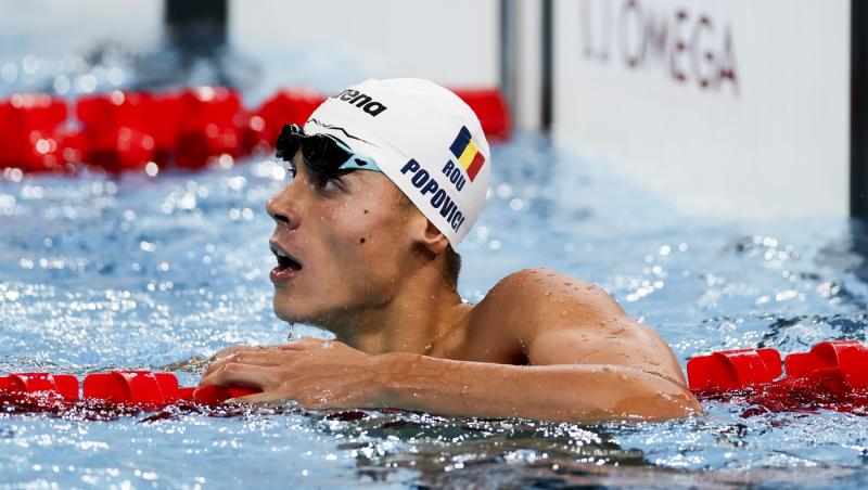 David Popovici a câștigat medalia de aur la Campionatele Naționale de natație din 2026. Prima competiție oficială din acest an