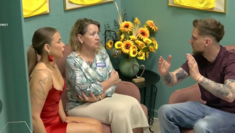 Mireasa, sezon 13. Alan și Ema au făcut pace cu doamna Mihaela, după ultimele tensiuni din casă. Ce au discutat cei trei