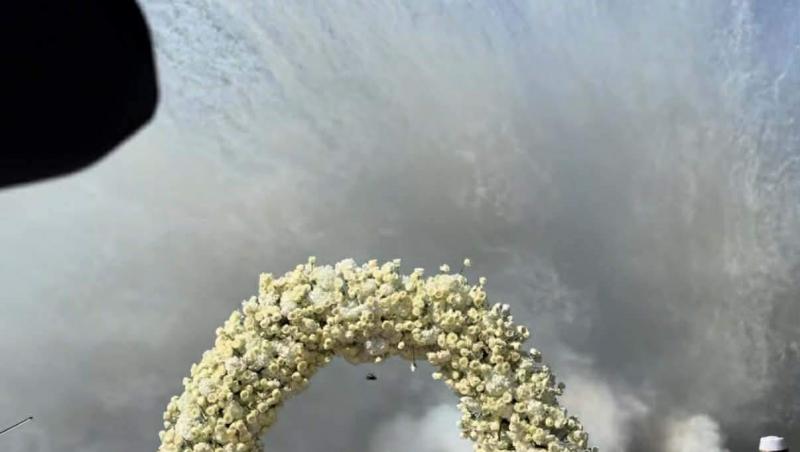 Dorian Popa și Andreea s-au căsătorit. Imagini de la nunta fastuoasă. Cum au arătat cele două rochii ale miresei