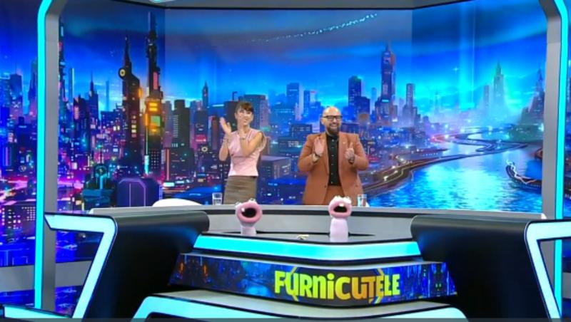 „Furnicuțele”, invitat Cristian Popescu Piedone. Denise Rifai a dansat alături de fostul șef ANPC: „Să înceapă petrecerea”