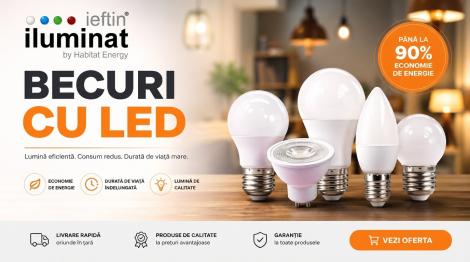 (P) Becuri LED: iluminat eficient pentru spoturi, lustre și lustre vintage