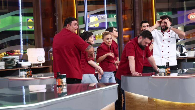 Chefi la cuțite, 27 aprilie. Egalitate pentru 2 echipe după al șaptelea battle. Ce concurenți au fost trimiși la proba individuală